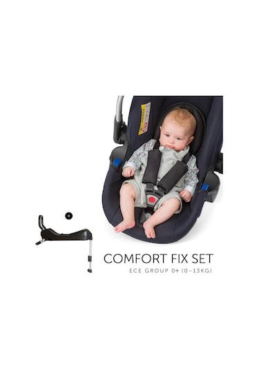 Hauck Comfort Fix Seti Isofix Tabanı Dahil 0-13kg Bebek Araç Koltuğu