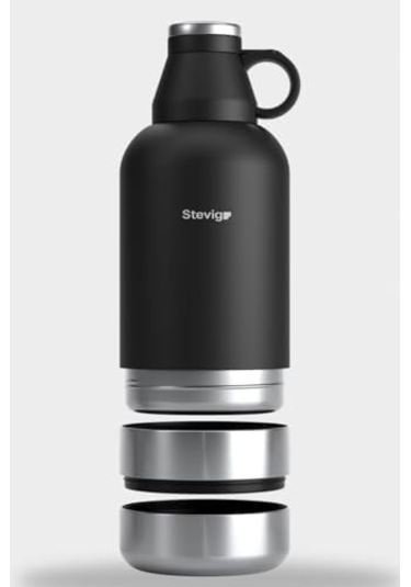 4 Multi-cup Çelik Termos 1,9 Lt. Black St-212 Siyah