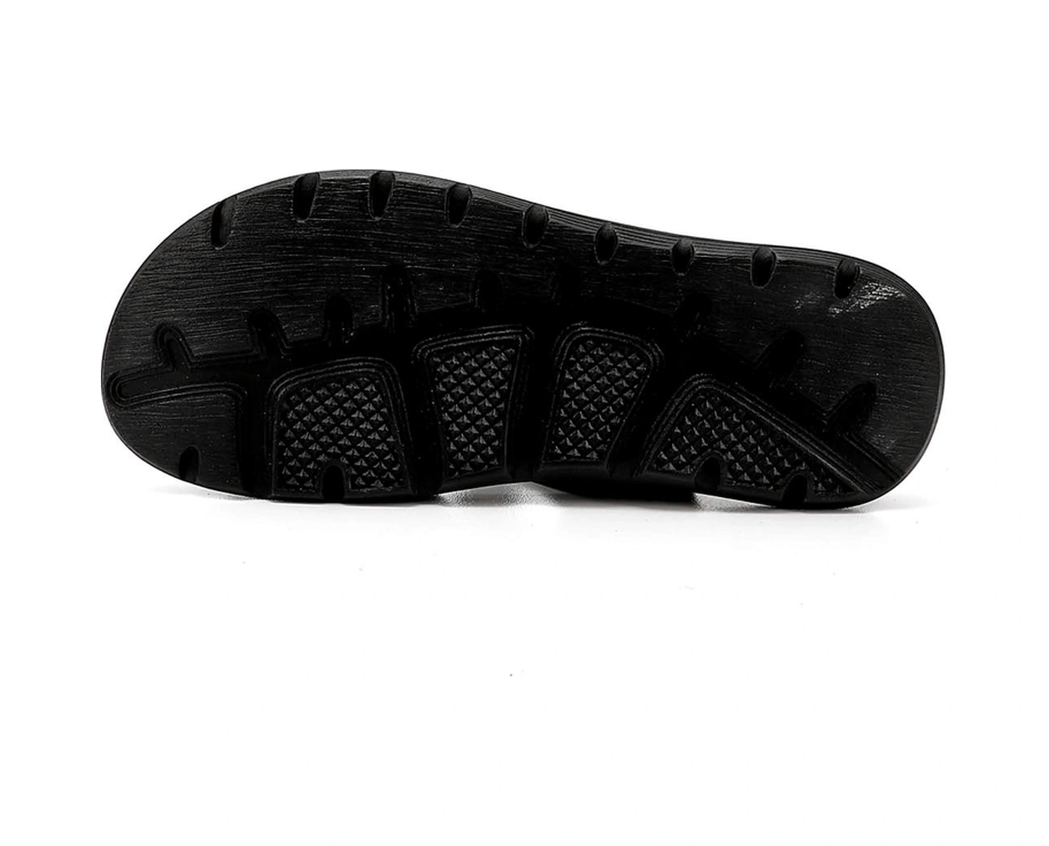 Gönderi R Erkek Siyah Hakiki Deri Comfort Sandalet Dyza73142421 Siyah