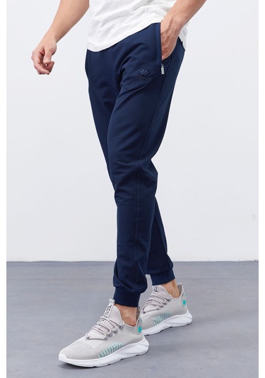 Tommy Life İndigo Fermuar Cepli Dar Kalıp Jogger Erkek Eşofman Alt - 84343 İndigo Tommy Life İndigo Fermuar Cepli Dar Kalıp Jogger Erkek Eşofman Alt - 84343 İndigo