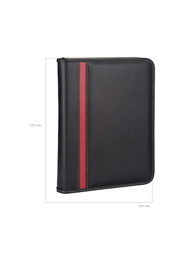 Organizer Ajanda Tarihsiz Çizgili 21x27 CM Siyah