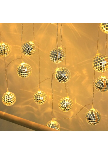 Suofeng 1.8m 10 Led Isık Dizisi - Warm White Top Şekli - Ev Bahçe Partisi Dekorasyonu Pil Dahil Değil Ilık Beyaz