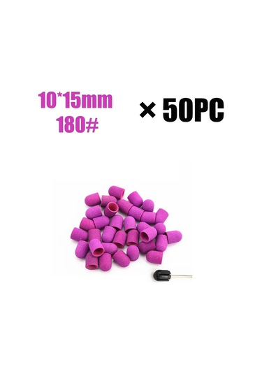 50 Adet Pedikür Bakımı Siyah Zımpara Kapakları Mandrel Pedikür Manikür Ölü Deri Kaldırmak Parlatma Ayak Bakımı Temiz Tırnak Eti Aksesuarları Çok Renkli