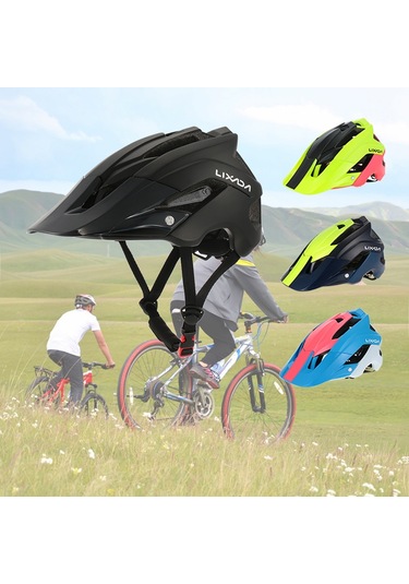 Lixada Jc-006 Dağ Bisikleti Kaskı Mat Siyah