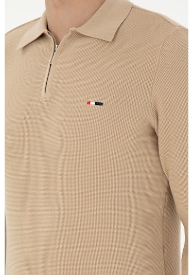 U.s. Polo Assn. Erkek Kum Kazak /triko 50298266-vr085 Kum