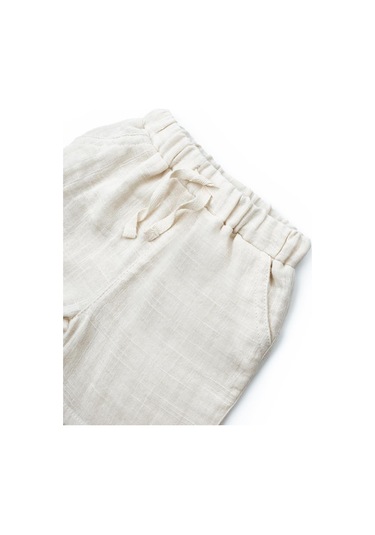 Bebek Kısa Kollu Tişört Ve Pantolon Takımı, %100 Pamuk, Bebek Ve Yenidoğan Serisi - Csym7103 Vizon