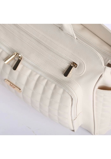 M&y Juno Deri Anne Bebek Bakım Çantası 7281 Krem