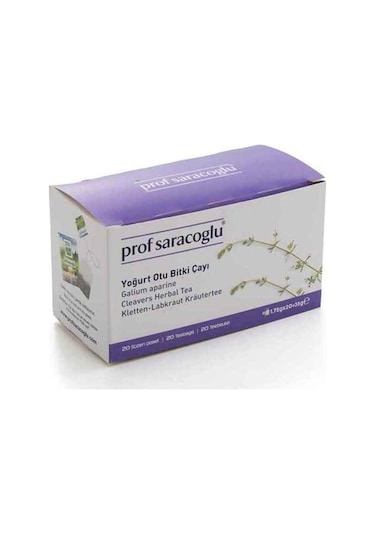 Prof Saracoglu Yoğurt Otu Galium Aparine Bitki Çayı 20'li