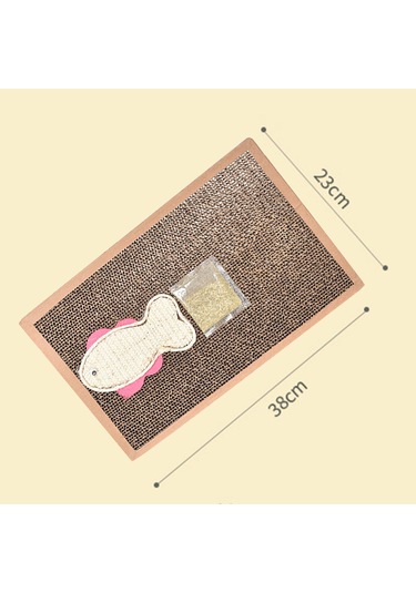 Homyl Kedi Tırmalama Pedi Tırma Tahtası Oluklu Mukavva Evcil