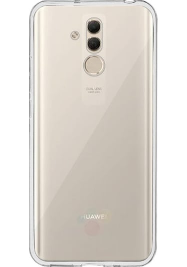 Huawei Mate 20 Lite Uyumlu Şeffaf Silikon Kılıf Şeffaf