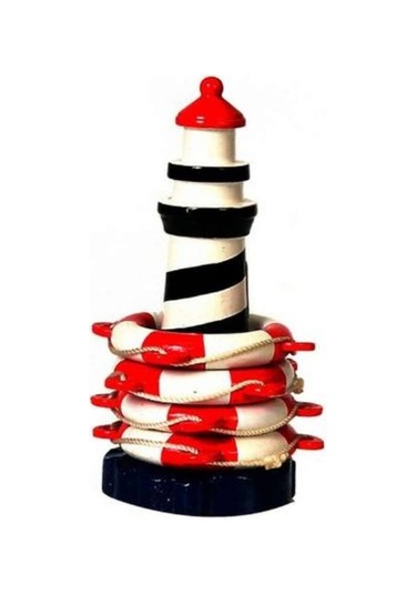 Marine Aksesuar-Z&A Kırmızı Fener Peçetelik7x7x15 cm.