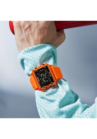 Primepickings Sanda Erkek Digital Saat 6275 Şeffaf Mavi Kronograf Alarm 5atm Suya Dayanıklı Diğer