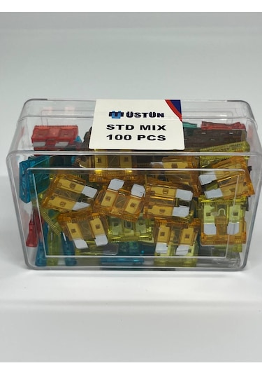 Standart Bıçak Sigorta 100 Adet Karışık Amper