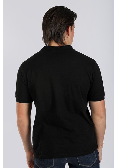 Lee Cooper Twıns 1 Erkek Pike Polo Yaka T-Shırt Siyah-17956-Siyah