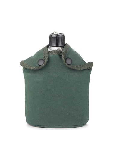 Pazly Kamp Doğa Maceraları İçin Alüminyum Çelik Kettle, Bardak, Odun Fırını + Katlanır Çatal Kaşık Seti Gümüş Gümüş