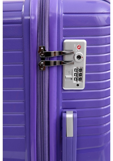 Ççs 5239 Polipropilen 3 Lü Valiz Seti Mor