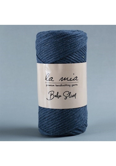 La Mia Boho Slim Havacı Mavi El Örgü İpi -l110 - 34199