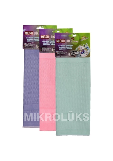 Microlüks Mıcro Lüks Nagi 3 Lü Mikrofiber Bez