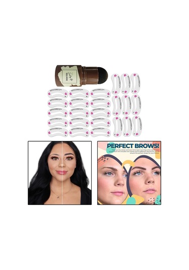 Suntek Kaş Pudrası Damga Şekillendirme Kiti, Kaş Şablonları