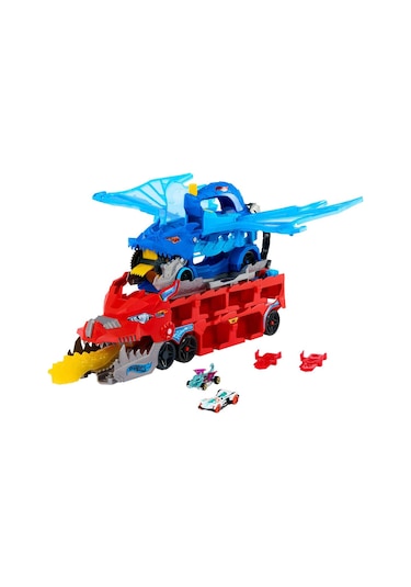 Hot Wheels Ultimate Dual Dragon Transporter Jbm72