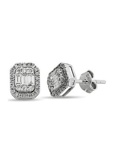 Pirnus Diamond Baget Küpe 14 Ayar Altın Gramı : 2.25
