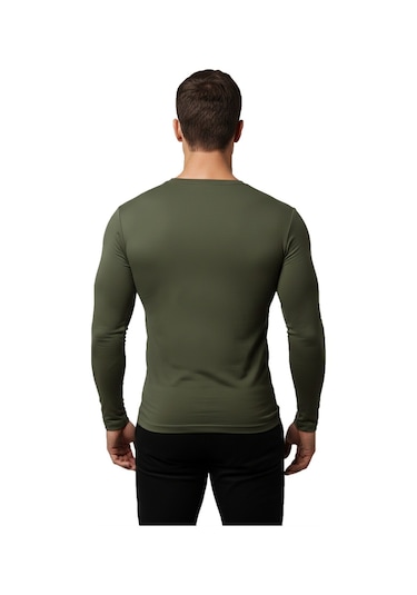 Deepsea Erkek Haki Uzun Kollu Dar Kalıp Ince Sıfır Yaka Sweatshirt 2300423 False Haki Deepsea Erkek Haki Uzun Kollu Dar Kalıp Ince Sıfır Yaka Sweatshirt 2300423 False Haki