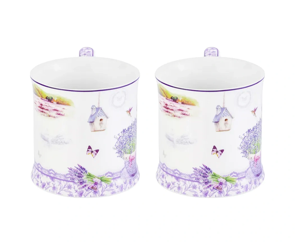 Elan Gallery Lavendale Fincanı 2 Adet, 380 Ml 17465841 Leylak