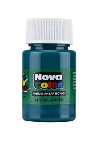 Nova Color Akrilik Boya 30 Ml Yeşil - 4 Adet Yeşil