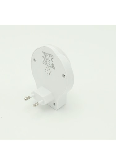 Ufo Led Gece Lambası 0,5W Tasarruflu Işıklı Fişli Düğmeli Çok Renkli