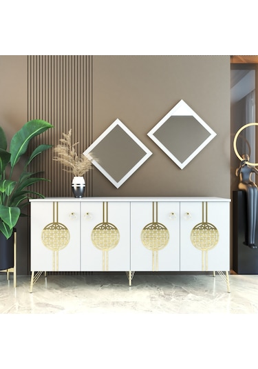 Esmopa.Mobilya Elegant Beyaz Konsol