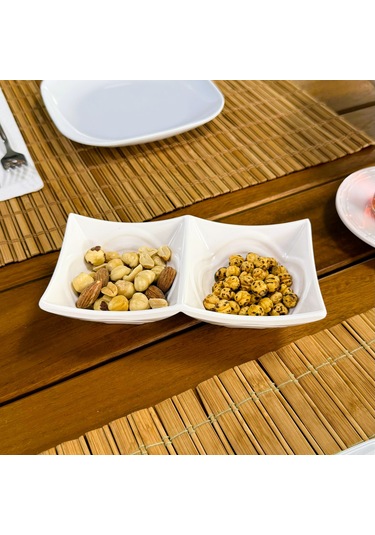 Alezy 523 Göreme Melamin Termostar Ürgüp İkili Sosluk 16x8 Beyaz