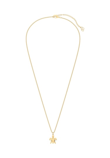 Chocli 18 Ayar Altın Kaplama Kaplumbağa Kolye