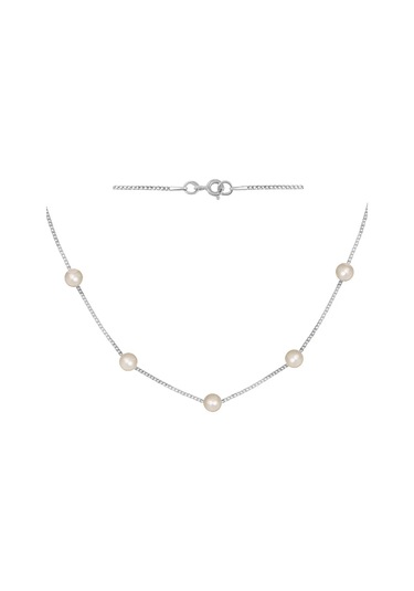 Zolotoj Merkurij 925 Ayar Gümüş İnci Kolye 291464167 Gri