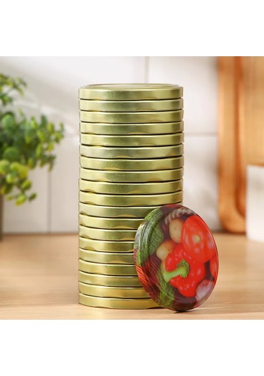 Dom İ Sad Konserve Kapağı Vidalı Twist-off, 82 Mm, 20 Adet. 212521530 Gri