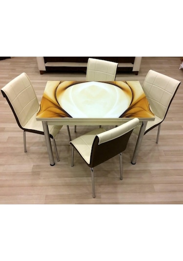 Yandan Açılır Büyüyen Cam Mutfak Masası 70x110-sadece Masa Fiyat