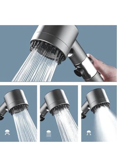 Dodes Filtreli Duş Başlığı 3 Mod Çok Renkli
