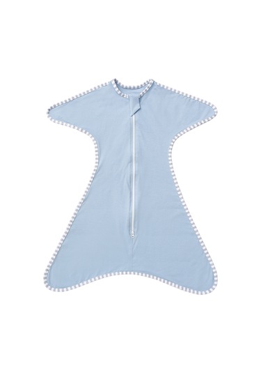 Moveevo Insular Su3010 Bebek İrkilme Önleyici Kundak Uyku Tulumu 0-9 Ay İçin Uygun Nefes Alabilen Pamuklu Elastik Mavi Yeşil