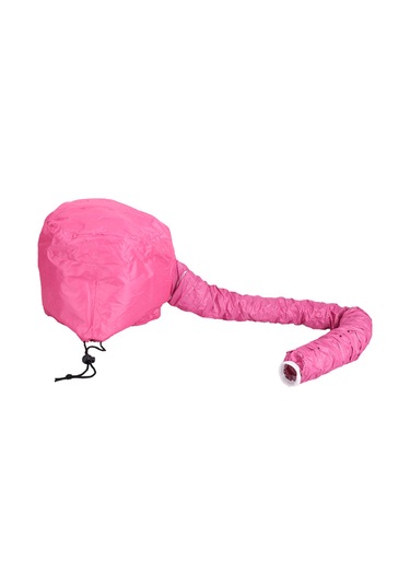Mufunye Poliester Saç Kurutma Başlığı - 40cm Çap, Gümüş, Siyah, Pembe Renk Seçenekleri