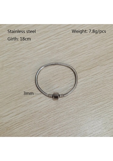 Ai Jin Cheng Unisex Paslanmaz Çelik Yılan Kemik Zincir Bilezik - Dıy Moda Takı Chınaaçık Sarı Altın Renk Açık Sarı Altın Renk