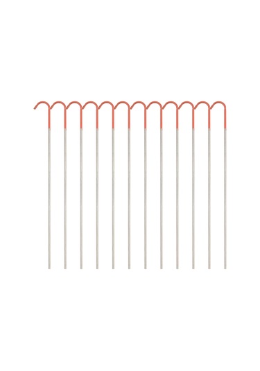 Tenfowee Titanyum Allyuvar Çadır Pini 12 Adet - S: 2mmx130mm 1.31g, L: 3mmx150mm 5.5g Çok Renkli