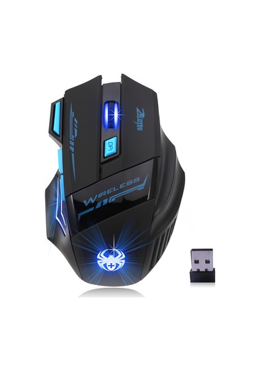 Springsun Zelotes F14 Led 2.4G 2400 DPİ Kablosuz Optik Mouse