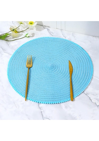 Suntek Parti Tezgahı Düğün Mavisi Için Masa Servis Mavi Mavi