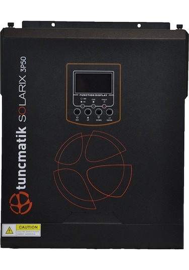 Tunçmatik Solarix 3 Kw 50a Pwm 24 Volt 3000 Watt Akıllı İnverter 220 V Çevirici İnvertör