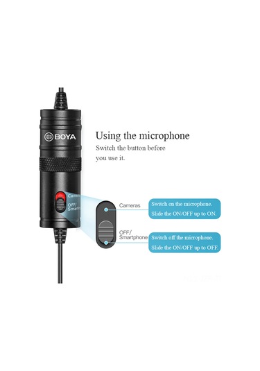 Geeroyoo Boya By-m1 Kablolu Mikrofon: Kamera, Dslr Ve Akıllı Telefonlar İçin Yönlendirilebilir Lavalier Mikrofon