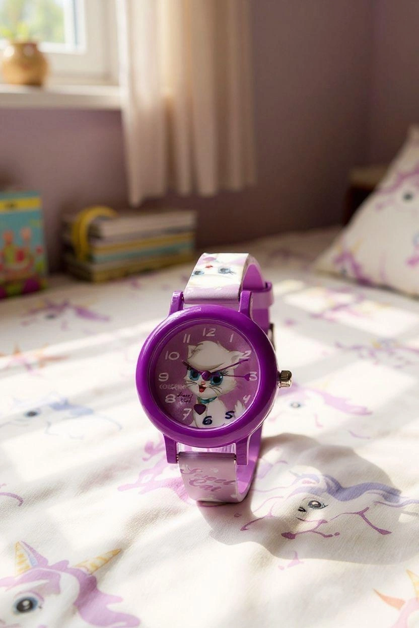 Coliseum Renkli Ve Figürlü Özel Kutulu Çocuk Kol Saati Ft.cls.ck11 Çok Renkli