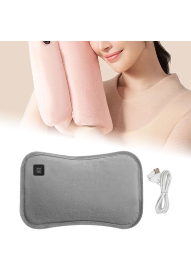 Suntek Peluş Sıcak Su Torbası Gri