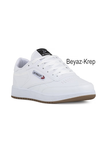 Ayakkabix Dragon Sneaker Erkek Spor Ayakkabı Beyaz-krep 001