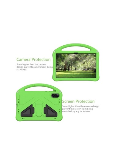 Youtek Honor Pad X9/x8 Pro 11.5" Çocuklar İçin Yeşil Eva Darbeye Dayanıklı Tablet Kılıfı