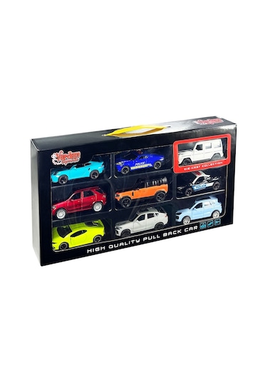 Vardem 9 Parça 1:43 Çek Bırak Metal Araba