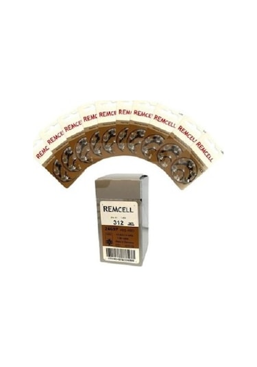 Remcell 10 Paket 312 Numara İşitme Cihazı Pili